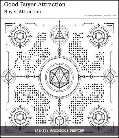 Good Buyer Attraction Quantum radionics card preview