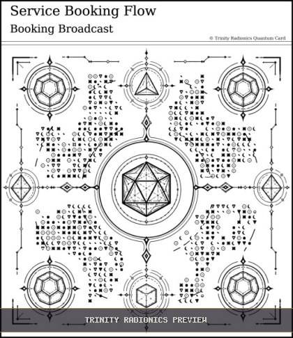 Service Booking Flow Quantum radionics card preview