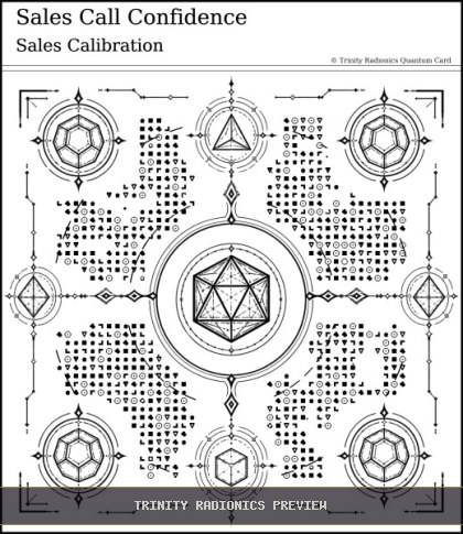 Sales Call Confidence Quantum radionics card preview