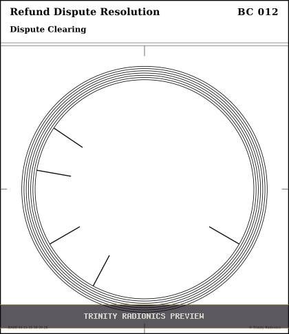 Refund Dispute Resolution Radial radionics card preview