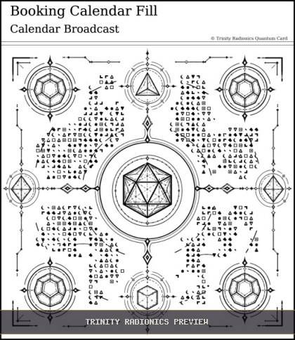 Booking Calendar Fill Quantum radionics card preview