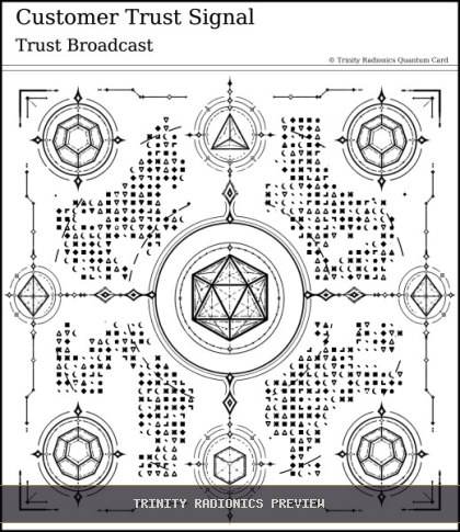 Customer Trust Signal Quantum radionics card preview
