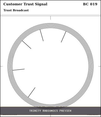 Customer Trust Signal Radial radionics card preview