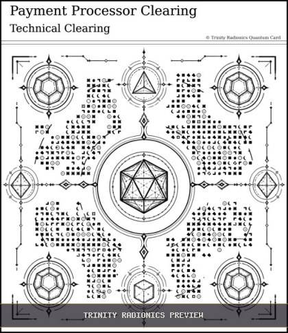 Payment Processor Clearing Quantum radionics card preview