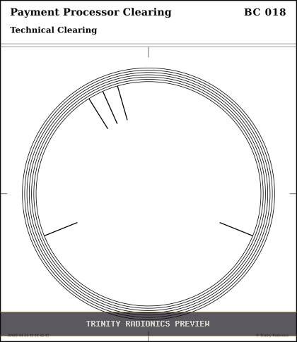 Payment Processor Clearing Radial radionics card preview