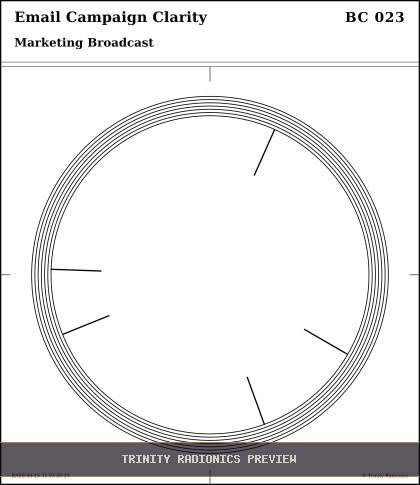 Email Campaign Clarity Radial radionics card preview