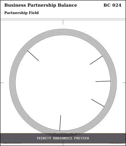 Business Partnership Balance Radial radionics card preview