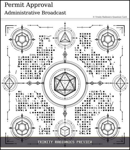 Permit Approval Quantum radionics card preview