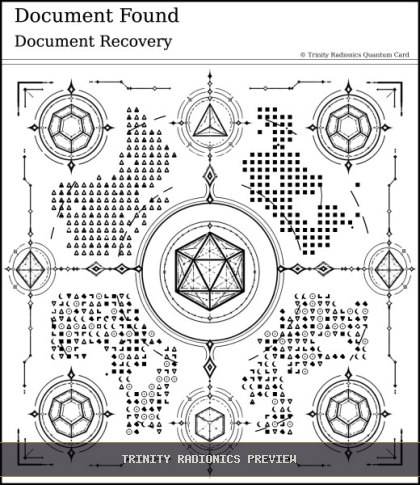 Document Found Quantum radionics card preview