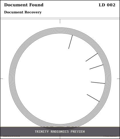 Document Found Radial radionics card preview