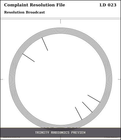 Complaint Resolution File Radial radionics card preview