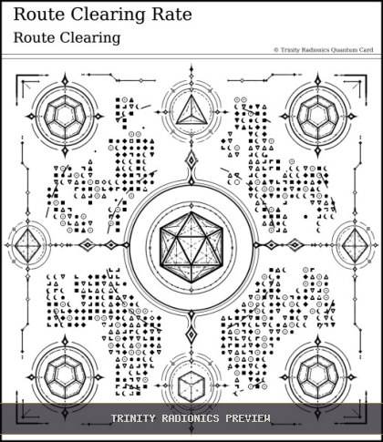Route Clearing Rate Quantum radionics card preview
