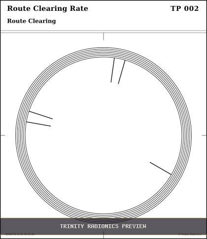 Route Clearing Rate Radial radionics card preview