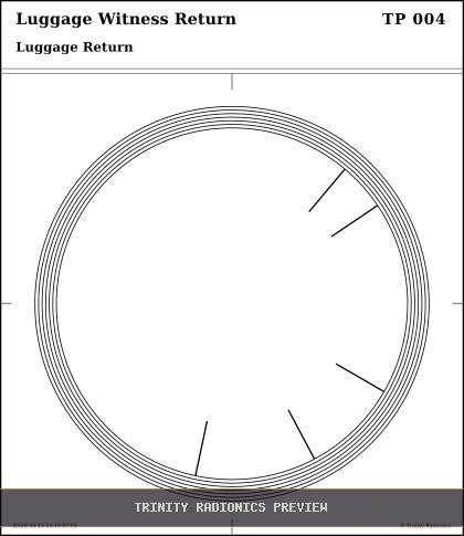 Luggage Witness Return Radial radionics card preview