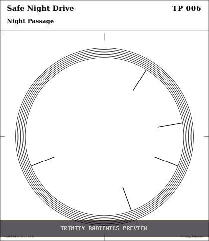 Safe Night Drive Radial radionics card preview