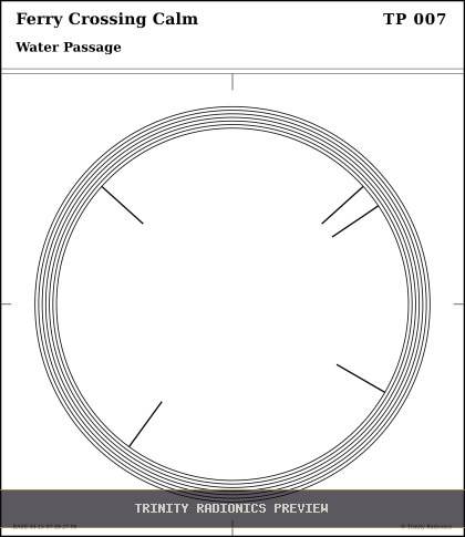 Ferry Crossing Calm Radial radionics card preview