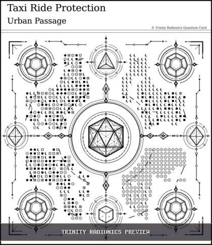 Taxi Ride Protection Quantum radionics card preview