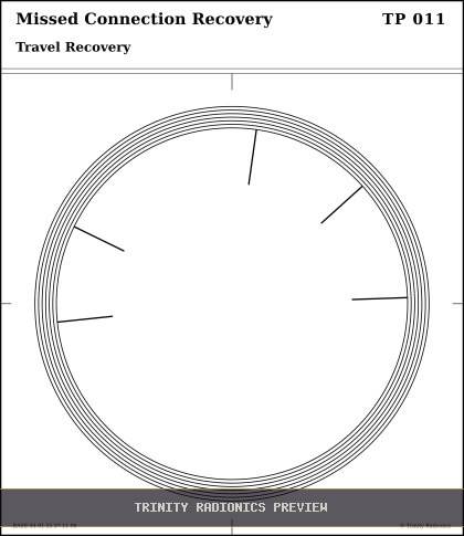Missed Connection Recovery Radial radionics card preview
