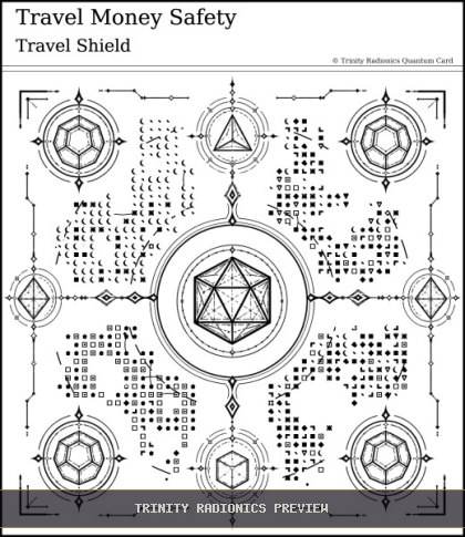Travel Money Safety Quantum radionics card preview