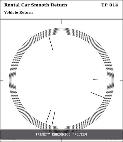Rental Car Smooth Return Radial radionics card preview