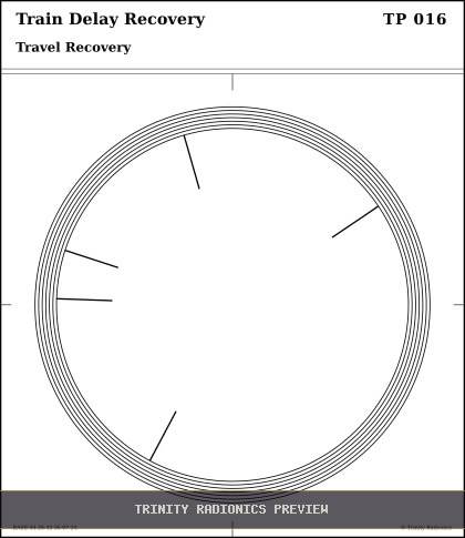 Train Delay Recovery Radial radionics card preview