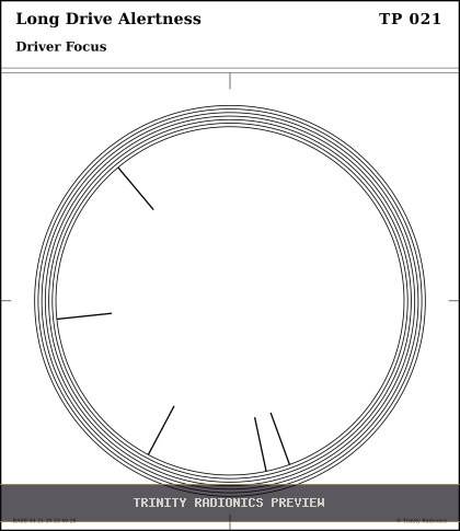 Long Drive Alertness Radial radionics card preview