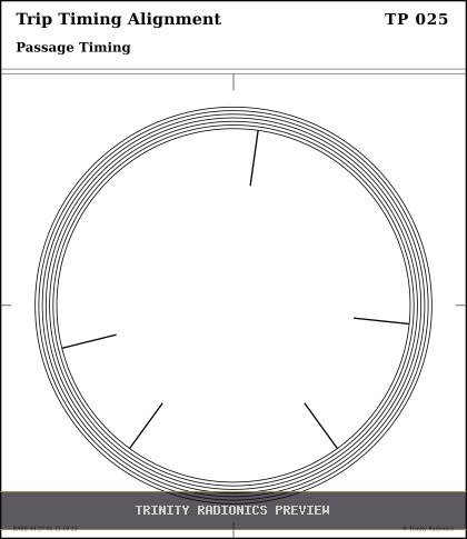 Trip Timing Alignment Radial radionics card preview