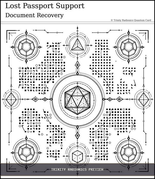 Lost Passport Support Quantum radionics card preview - Travel & Passage - Quantum
