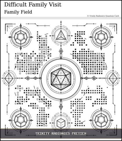 Difficult Family Visit Quantum radionics card preview