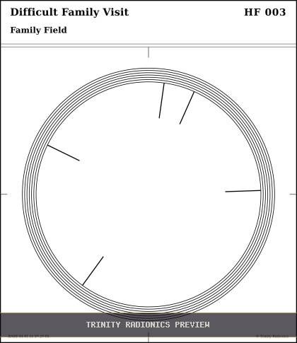 Difficult Family Visit Radial radionics card preview