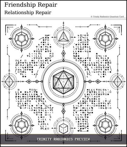 Friendship Repair Quantum radionics card preview