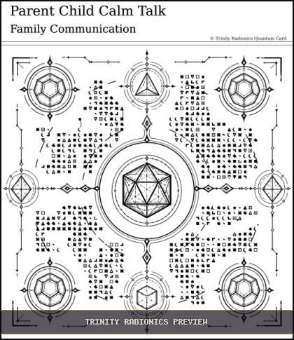 Parent Child Calm Talk Quantum radionics card preview