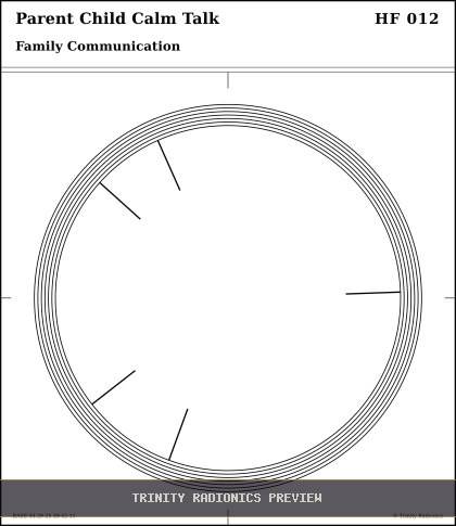 Parent Child Calm Talk Radial radionics card preview