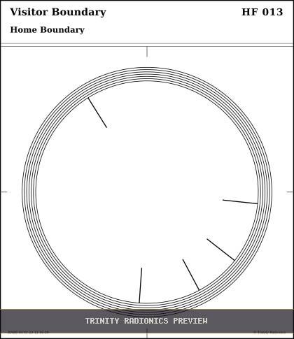 Visitor Boundary Radial radionics card preview