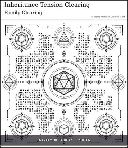 Inheritance Tension Clearing Quantum radionics card preview
