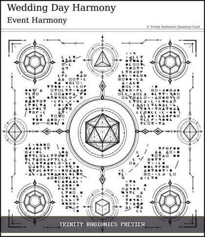 Wedding Day Harmony Quantum radionics card preview
