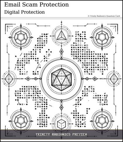 Email Scam Protection Quantum radionics card preview
