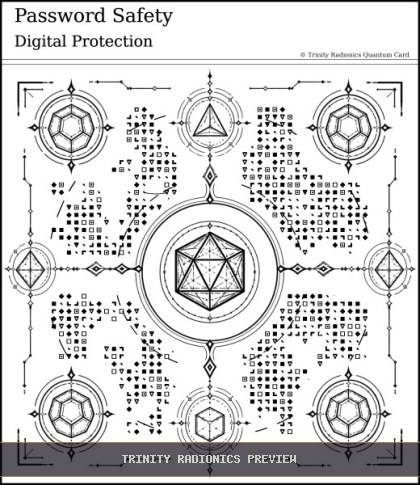 Password Safety Quantum radionics card preview