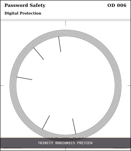 Password Safety Radial radionics card preview