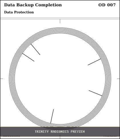 Data Backup Completion Radial radionics card preview