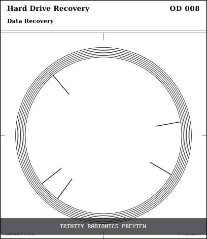 Hard Drive Recovery Radial radionics card preview