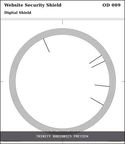Website Security Shield Radial radionics card preview