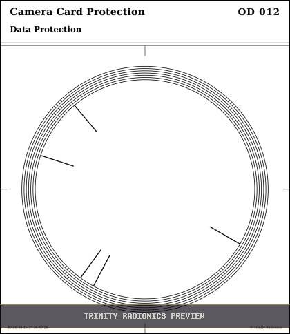 Camera Card Protection Radial radionics card preview
