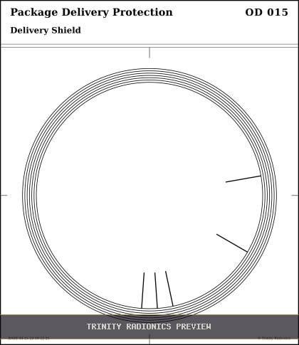 Package Delivery Protection Radial radionics card preview