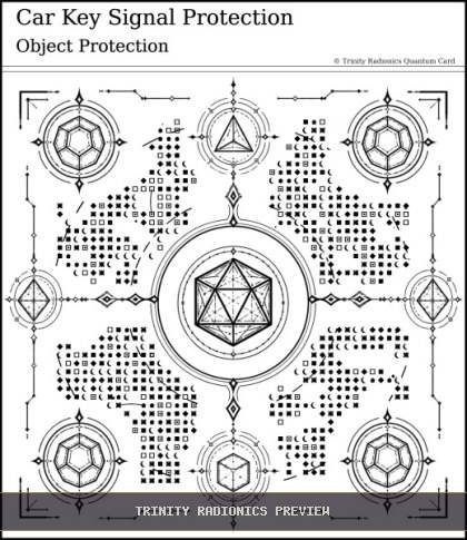 Car Key Signal Protection Quantum radionics card preview