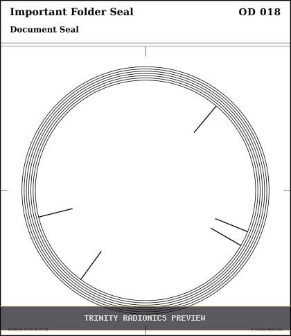 Important Folder Seal Radial radionics card preview