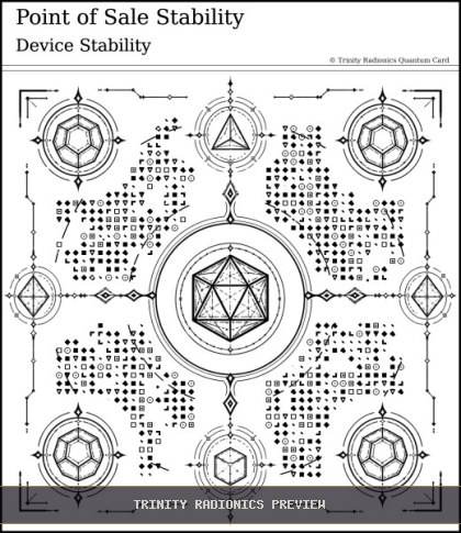 Point of Sale Stability Quantum radionics card preview