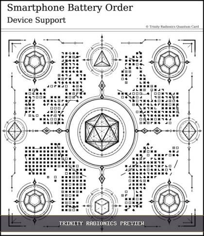 Smartphone Battery Order Quantum radionics card preview