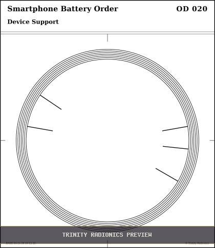 Smartphone Battery Order Radial radionics card preview