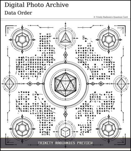 Digital Photo Archive Quantum radionics card preview